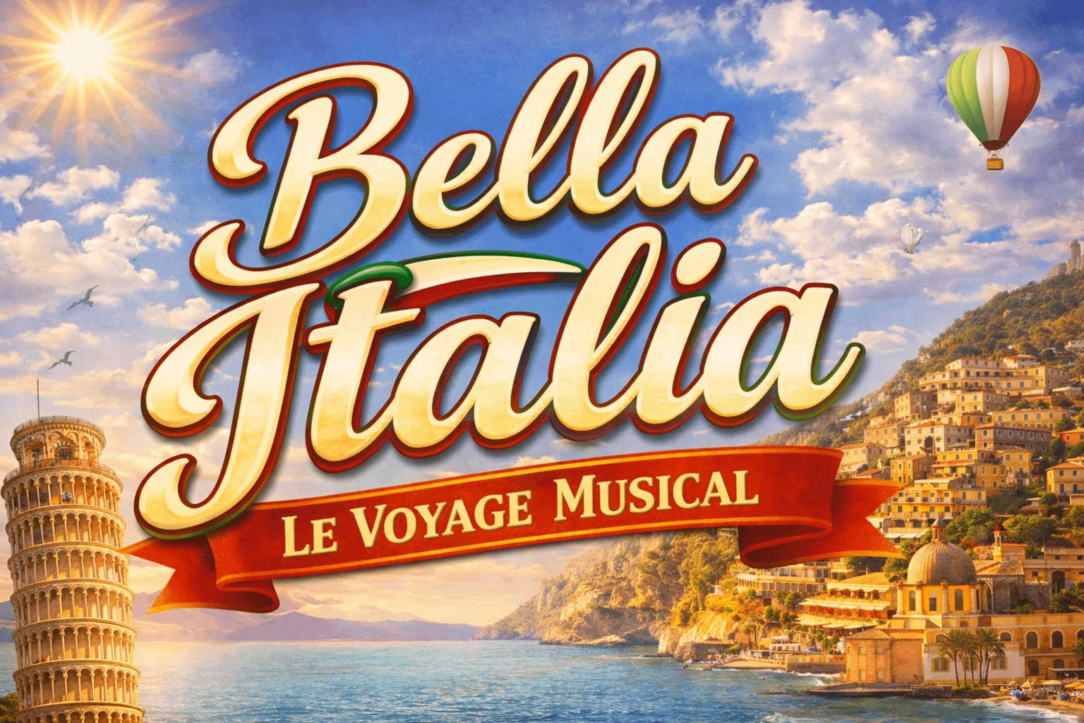 Bella Italia – Le Voyage Musical – Dimanche 12 avril à 14h30