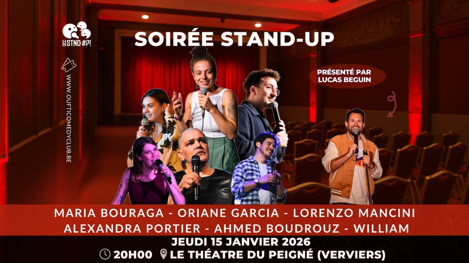 Soirée Stand-Up – Le Oufti Comedy Club