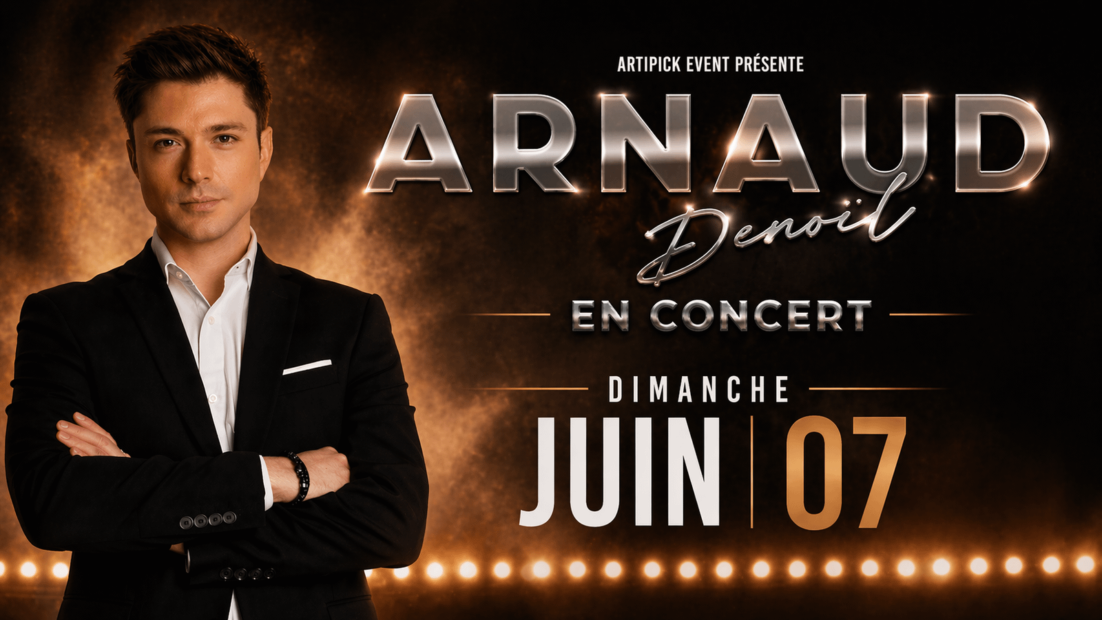 Arnaud Denoël en concert – Le dimanche 7 juin à 14h30