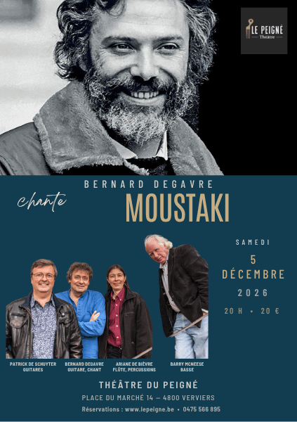 Bernard Degavre chante Moustaki – Samedi 5 décembre à 20h