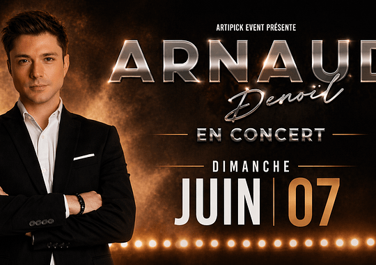 Arnaud Denoël en concert – Le dimanche 7 juin à 14h30