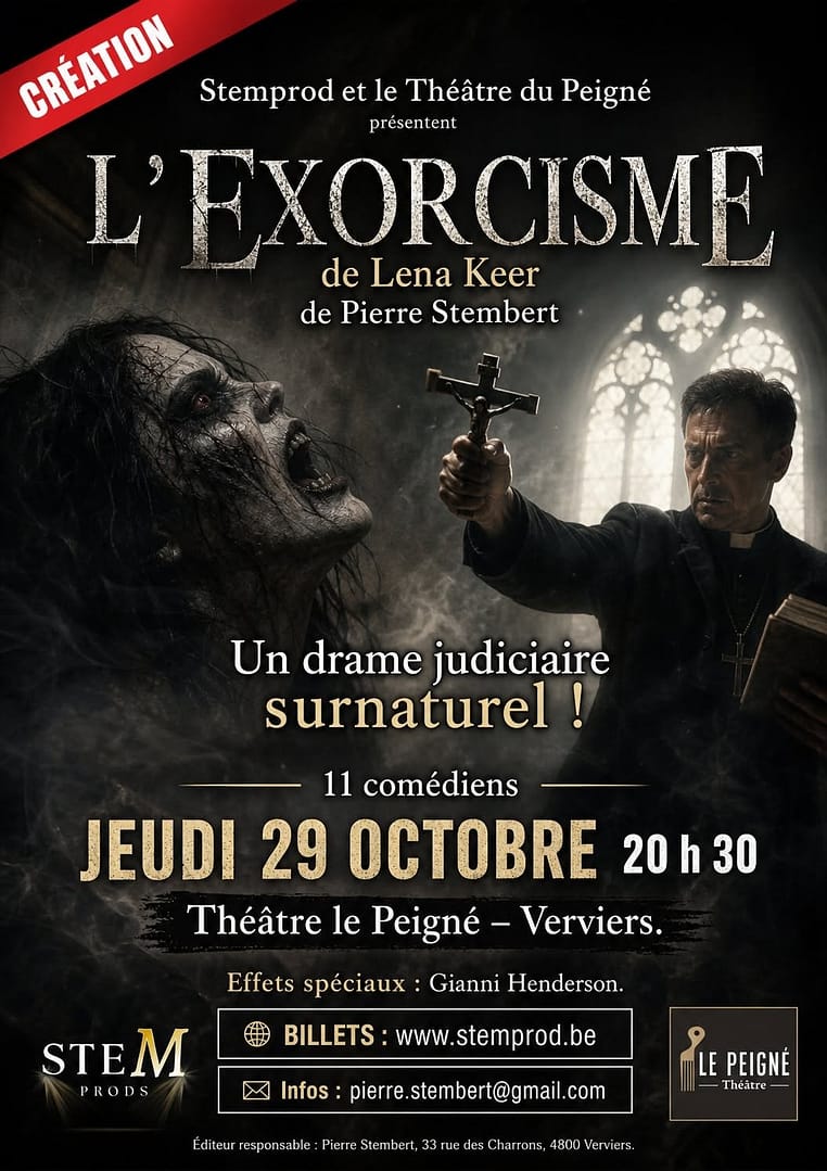 Pierre Stembert – L’exorcisme – Le jeudi 29 octobre à 20h30