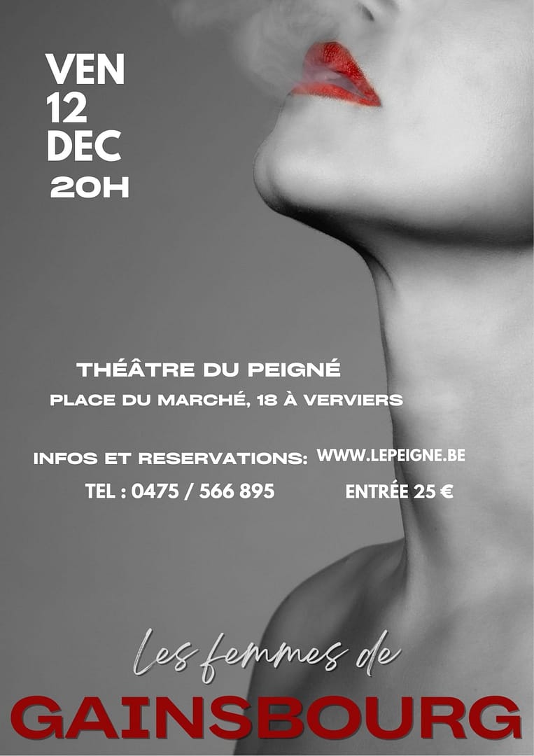 Les Femmes de Gainsbourg – Vendredi 12/12/25