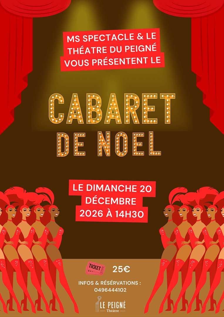 Cabaret de Noël – MS Spectacle – Le dimanche 20 décembre 2026 à 14h30